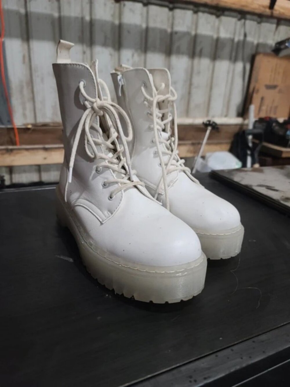 White JellyPop Boots